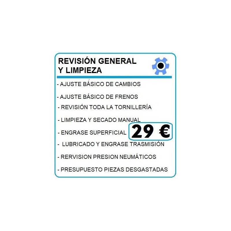 REVISION GENERAL Y LIMPIEZA