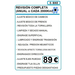 REVISIÓN COMPLETA EBIKE